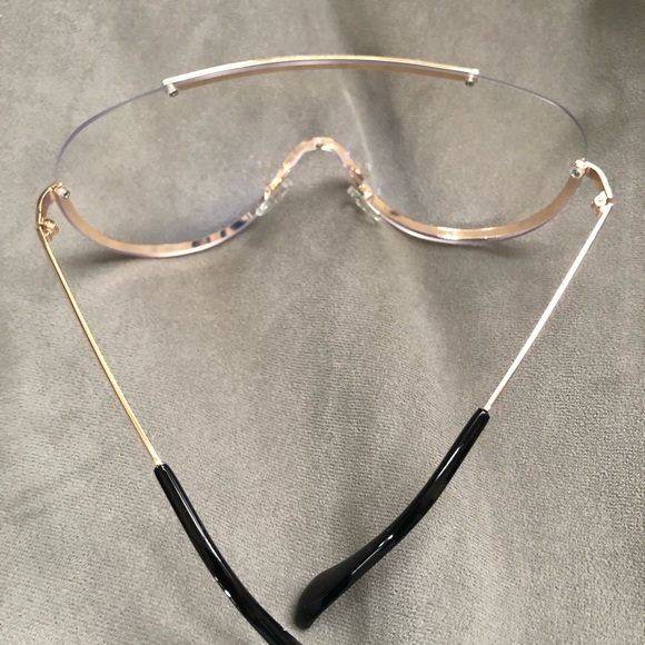 Rimless Aviator Sunglasses - Picture 3 of 3